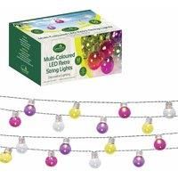 50 LED Multi-coloured Retro Christmas Lights Indoor Outdoor String Light Bulbs