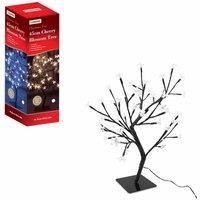 The Benross Christmas Workshop 45 cm Cherry Tree with 48 LED's, White