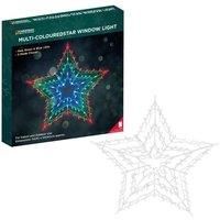 Large Christmas 100 LED Star Silhouette Animated Outdoor Xmas Decoration Lights