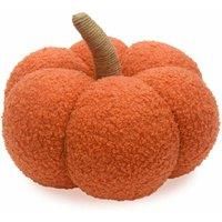 Benross 9" Soft Pumpkin Decoration/Autumn & Halloween Seasonal Home Décor/Plush Teddy Fabric (Orange)