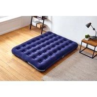 Benross High Raised Airbed with Built in Pump, Quick & Easy to Inflate, Vinyl Beige/Black, Double, Polyester, (135 x 190 cm)