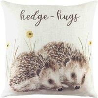 Evans Lichfield Woodland Hedgehugs Polyester Filled Cushion, Multi, 43 x 43cm