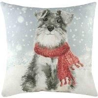 Evans Lichfield Snowy Dog Cushions