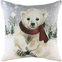 Evans Lichfield Snowy Polarbear Cushions