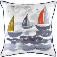 Evans Lichfield Nautical Sailboats Cushions