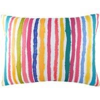 Aquarelle Stripe Abstract Cushion