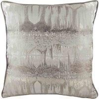 Evans Lichfield Inca Polyester Filled Cushion, Steel Grey, 43 x 43 cm