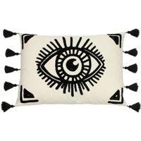 furn. Ashram Eye Cushion, Monochrome, 35 x 50cm