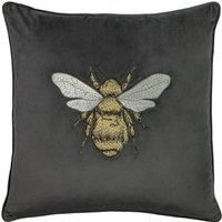 Paoletti Hortus Cushion, Charcoal, 50 x 50cm