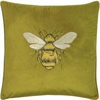 Paoletti Hortus Polyester Filled Cushion, Olive, 50 x 50cm