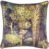 Prestigious Textiles Forbidden Forest Cushion, Ebony, 55 x 55cm