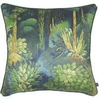 Prestigious Textiles Forbidden Forest Cushion, Sapphire, 55 x 55cm