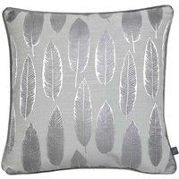 Prestigious Textiles Quill Cushion, Silver, 43 x 43cm