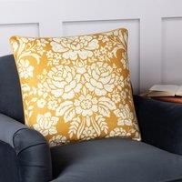 Paoletti Melrose Polyester Filled Cushion, Polyester, Honey