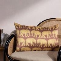 Paoletti Parade Elephant Printed 40cm x 60cm Filled Boudoir Brick