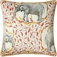 Paoletti Samui Polyester Filled Cushion, Polyester, Gold,45 x 45cm