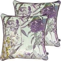 Prestigious Textiles Botanist Twin Pack Polyester Filled Cushions, Evergreen, 55 x 55cm