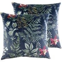 Evans Lichfield Eden Trail Twin Pack Polyester Filled Cushions Multi