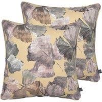 Prestigious Textiles Hanalei Twin Pack Polyester Filled Cushions Amber