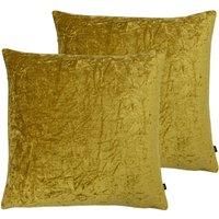 Ashley Wilde Kassaro Polyester Filled Cushions Twin Pack Cotton Viscose Dijon