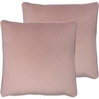 Evans Lichfield Opulence Twin Pack Polyester Filled Cushions Powder
