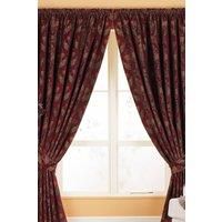 Luxury Curtains Ready Made Pencil Pleat & Matching Tiebacks Lined Heavy Weight