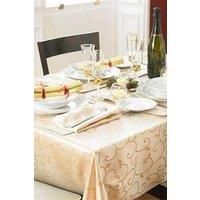 Table Cloth Runner Place Mat Tablecloth Gold Glitter Dining Room Accessories