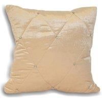 Diamante 45cm x 45cm Cushion Cream