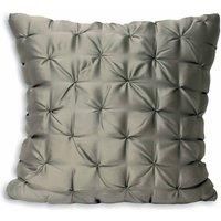 Riva Home Limoges Textured Diamond Faux Silk Cushion Cover, Grey, 55 x 55 Cm