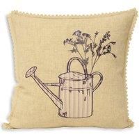 Paoletti Watering Can Polyester Filled Cushion,Purple,45 x 45cm