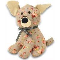 Riva Paoletti Floral Dog Doorstop - Heavyweight Sand Filling 100% Polyester - 19 x 26 x 16cm (7" x 10" x 6" inches) - Designed in the UK