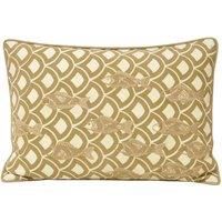 Paoletti Ionia Fish Polyester Filled Cushion, Beige, 35 x 50cm