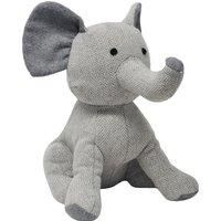 Paoletti Elephant Herringbone Heavy Weight Door Stop, Grey