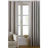 Paoletti Atlantic Twill Woven Eyelet Curtains