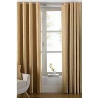 Paoletti Atlantic Twill Woven Eyelet Curtains