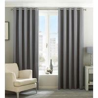 Riva Paoletti Eclipse Blackout Panel Pair, Silver/ Grey, 168 x 229cm