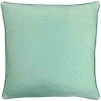 Riva Paoletti Atlantic Polyester Filled Cushion - Duck Egg Blue - Woven Twill Fabric - Piped Edges - 100% Polyester Case - Machine Washable - 55 x 55cm (22" x 22" inches) - Designed in the UK