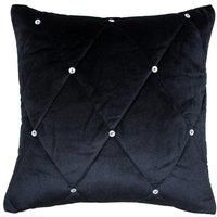 Diamante Cushion Covers Velvet Crystal Sparkle Cushions Cover 18" x 18" by Riva