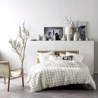 Linen House Haze Duvet Cover Set, White, King