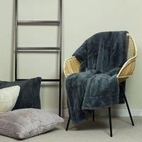 Paoletti Empress Super Soft Non Slip Faux Fur Throw