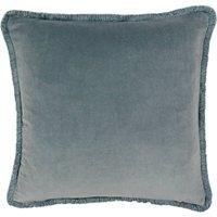 Paoletti Freya Blue Velvet Cushion Blue