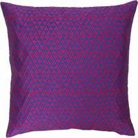 Paoletti Louvre Polyester Cushion, Red, 45 x 45cm