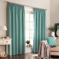 furn Harrison Herringbone Weave Pencil Pleat Curtains