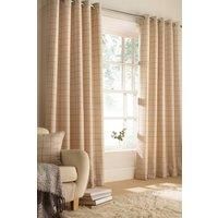 Ellis Windowpane Check Eyelet Curtains