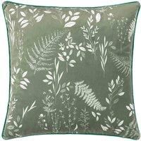 Furn Fearne Polyfilled Cushion, Sage, 50 x 50cm