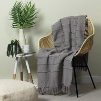 furn Motti Woven Tufted Stripe Throw