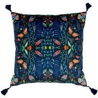 furn. Kaleidoscopic Polyester Filled Cushion, Blue, 50 x 50cm