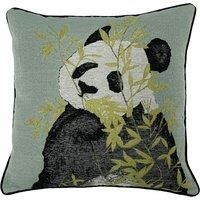 furn. Pandas Polyester Filled Cushion, Green, 45 x 45cm