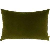 furn. Contra Velvet Cushion Olive - Rectangle - 40cm x 60cm