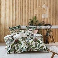 Linen House Wonderplant Double Duvet Cover Set, Cotton, Multi